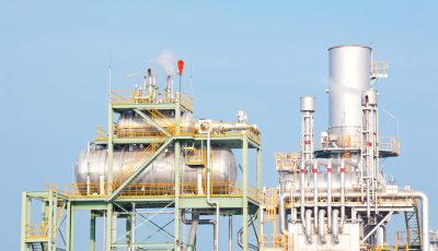 Industry boiler in Oil Refinery Plant